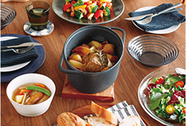 素材の旨みを引き出す遠赤外線効果