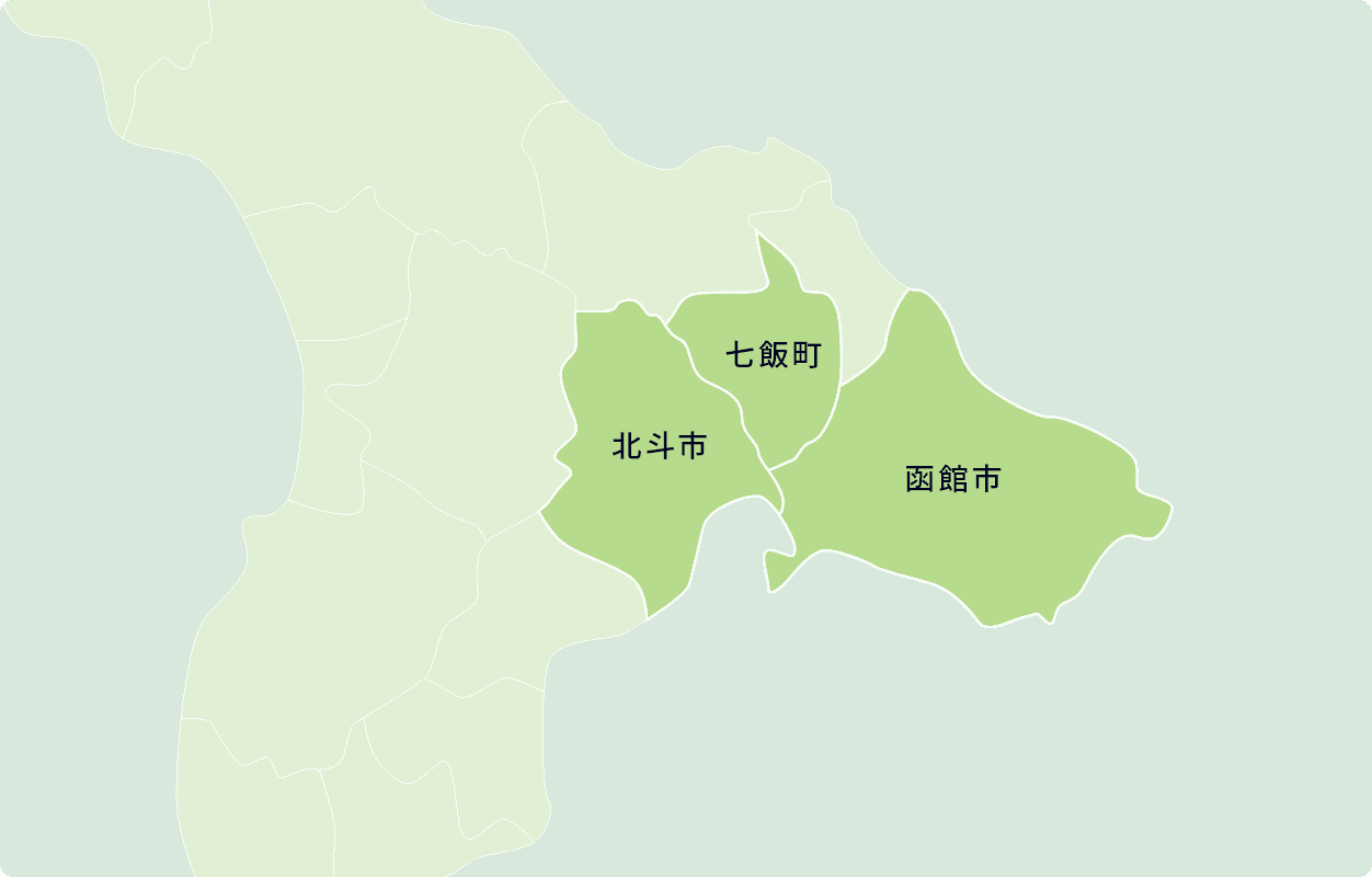 函館エリア　地図